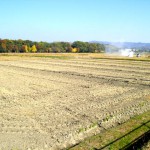 野焼き中